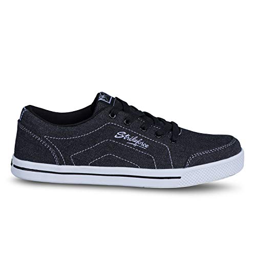 Strikeforce Laguna Black/Denim Women's Bowling Shoe with FlexSlide Technology for Right or Left Handed Bowlers2