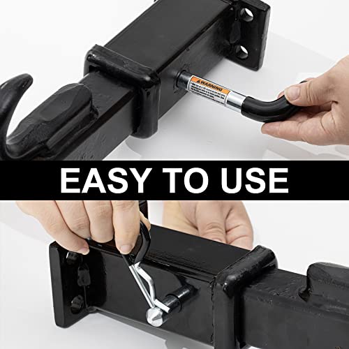 image for TOPSHINE Trailer Hitch Pin & Clip 4 Pack, 5/8 Inch Diameter with Rubbe