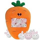 Cute Throw Pillow Stuffed Carrot Toys Kawaii Carrot Plush Carrots Stuffed Animal Carrot Removable Fluffy Creative Gifts Carrot for Teens Adults Birthday Wedding Party Supplies, 21.5'' (Carrot Style)