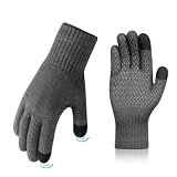 MAGISDU Alpaka Handschuhe Kinder Winter Strickhandschuhe Touchscreen Warm