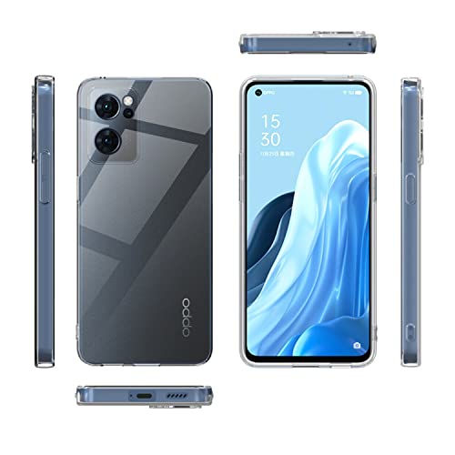 Image of Case Creation New Oneplus Nord CE 2 Premium Imported Quality 0.3mm Crystal Clear Totu Silicone Transparent Flexible Soft Corner Protection with TPU Slim Back Case Color Cover for One Plus Nord CE 2