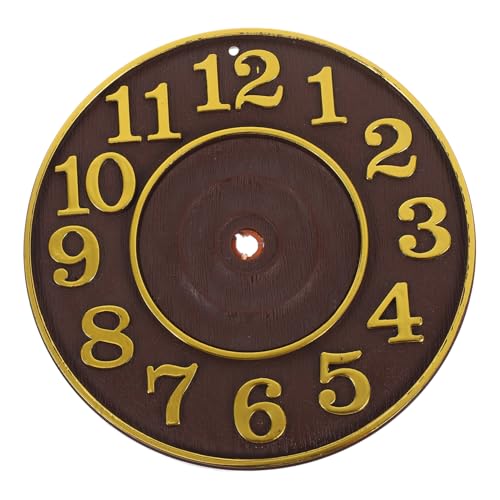 OUNONA Reloj De Pared Reloj De Juguete Relojes De Cuco para Relój De Péndulo Cuckoo Clock Modern Productos De Cuco Dorado Metal