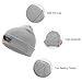 Winter Beanie Hats for Men Women,Bird Standing on Stone Printed Warm Knitted Beanies Hat,Acrylic Skull Cuffed Caps Light Gray-Bird Standing on Stone