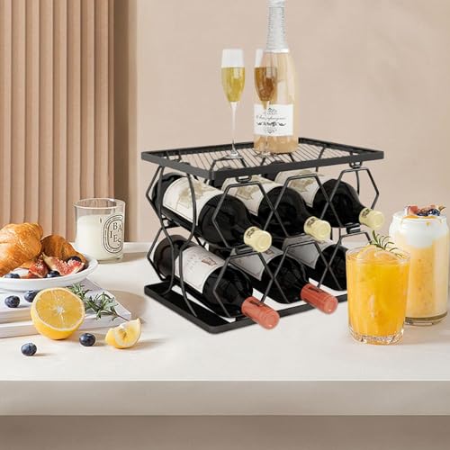 Soporte para 6 Botellas de Vino de Acero Inoxidable miniatura 4