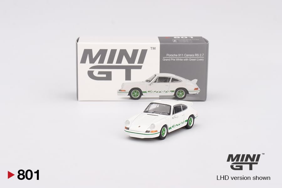 911 Carrera llic Edition ミニカー Amazon.com: Diecast Model Car Compatible with Mini GT 1:64