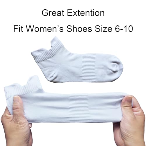Image of Womens Anti Odor Breathable Moisture Wicking Sports Cotton Low Cut /Quarter Crew Socks for Athletes Foot