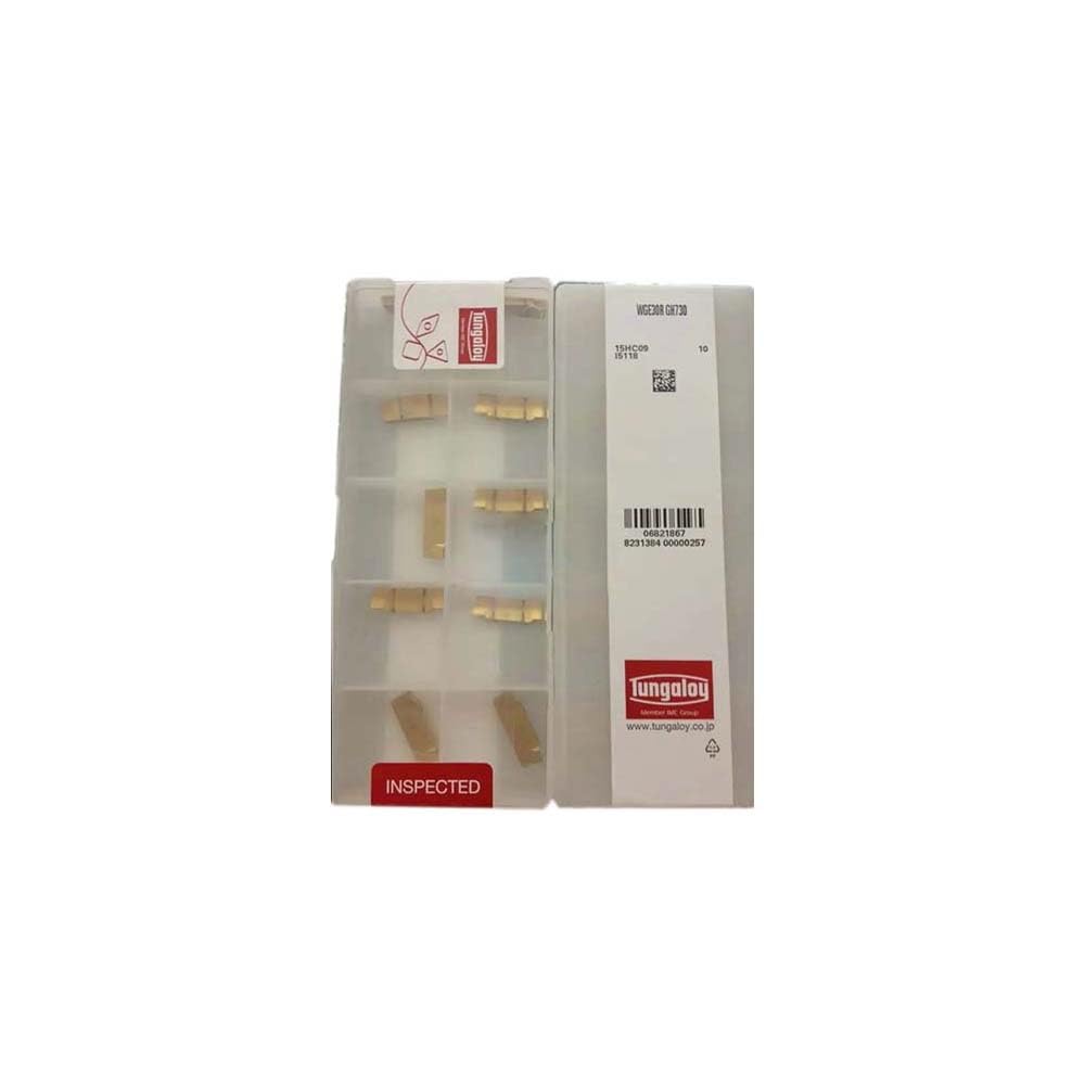 Inserção de torneamento TUNGALOY 100% original WGE WGE30 GH730
