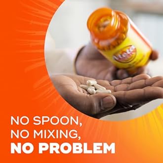 Metamucil Daily Fiber Supplement, Psyllium Husk , 300 Capsules