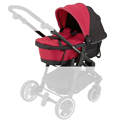Kiddy, Navicella per carrozzina, Rosso (Cranberry)...