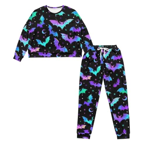 Image of Womens Lounge Set Long Sleeve Soft Pajama Sets