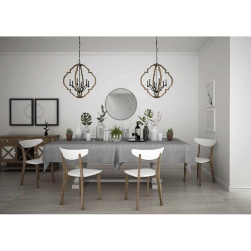 Spicewood Collection 6-Light Farmhouse Chandelier Light Gilded Iron - Thumbnail 2