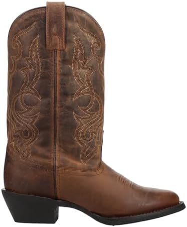 Laredo Womens Maddie Embroidered Round Toe Pull On Casual Boots M...