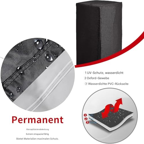 Funda para torre de cerveza impermeable que protege tu dispensador de los rayos UV 6