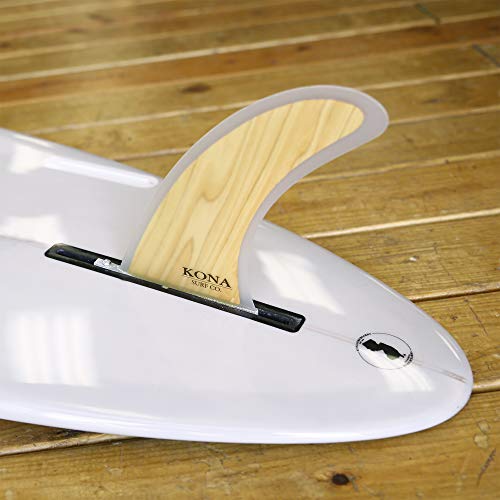 image for KONA SURF CO. Classic Single Center Fin for Longboard, Surfboard and P