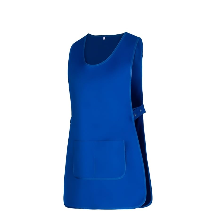 Victory KAIXUAN - DELANTAL LIMPIEZA - UNIFORME DE SERVICIO DOMÉSTICO Y LIMPIEZA SANIDAD MÉDICO HOSTELERÍA - SERIE 868 (XL, Azul royal)