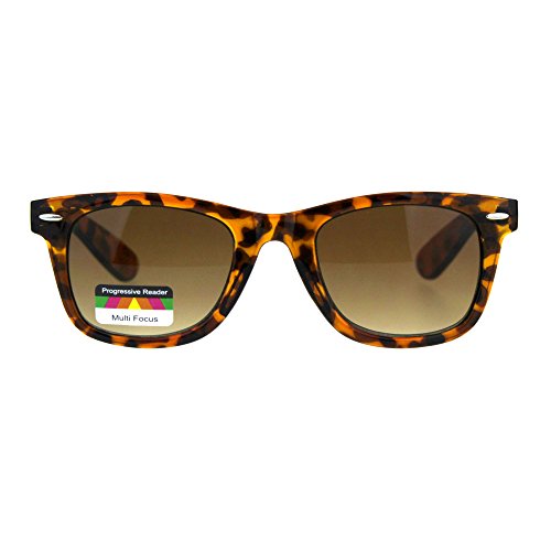 Pastl Multi Focus Progressive Reading Sunglasses 3 In 1 Reader Square Tortoise +1.75 #TOP1