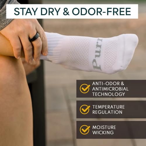 Mens Athletic Comfort Low Cut Socks | Wicking & Anti-Odor for Athletic and Everyday Wear4