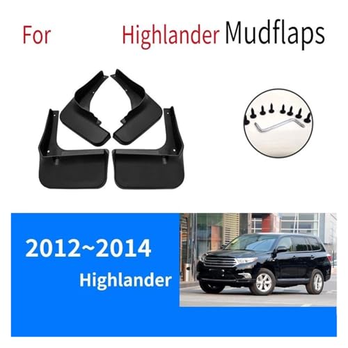 Garde-boue Toyota Highlander 2012-2014 contre les rayures - 6