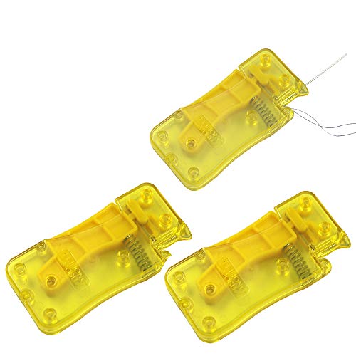 Enhebrador automático de agujas Herramienta de enhebrado para ancianos, mini enhebrador automático de agujas, kit de herramientas de agujas de coser de plástico fácil uso y transporte 3 piezas Cover
