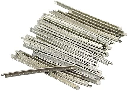 HUATOOL Guitar Fret Wires Nickel Silver 2.2mm Round Fret Wire Set Guitar Fingerboard Guitar Parts Accessory Replacement, for Acoustic Guitar, 21pcs,Ready to Use after installation