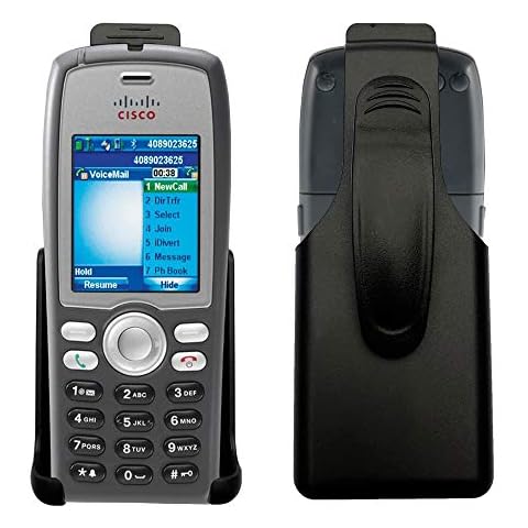 Cbus Wireless Black Holster Case w/Ratcheting Belt Clip for Cisco 7925G, 7925G-EX Unified Wireless IP Phone Cover
