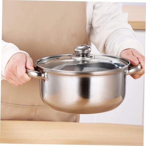 Casserole acier inoxydable induction multifonction pour cuisson uniforme tous feux - 6