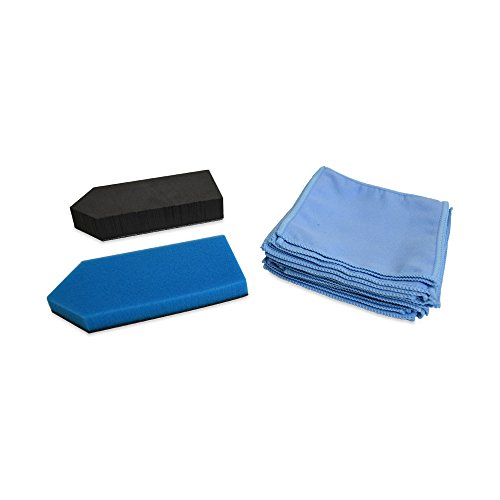 Optimum Two Piece Applicator with 20 Microfiber Suede Towels