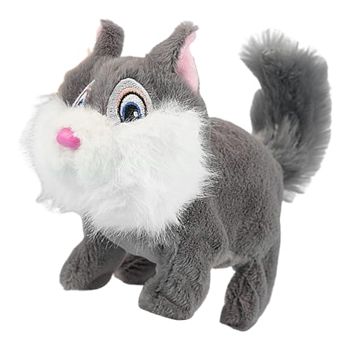 Generico Peluche Ardilla Suave, Juguete Caminante Interactivo | Peluche Eléctrico para Niños y Niños, Animales Suaves Cómodos con Funciones Interactivas