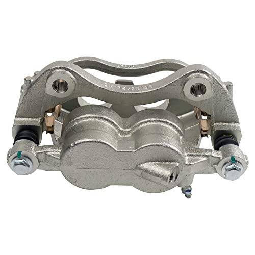 Image of TRQ Front and Rear Brake Caliper Set Zinc Coated Brackets Hardware Compatible with 2015-2019 Ford Transit-150 Transit-250 Transit-350