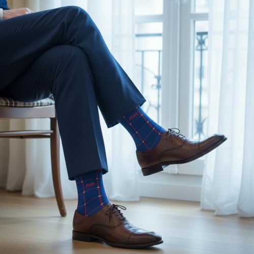 Image of The Sock Street Bamboo Crew Socks for Men Combo | Full Calf Length Premium Bamboo | Odour-Free, Breathable & Durable | Cushioned Base & Anti-bacterial | 3X Softer than Cotton Socks | Pack of 3