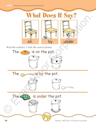 Skill Sharpeners: Reading, Grade Kindergarten Workbook