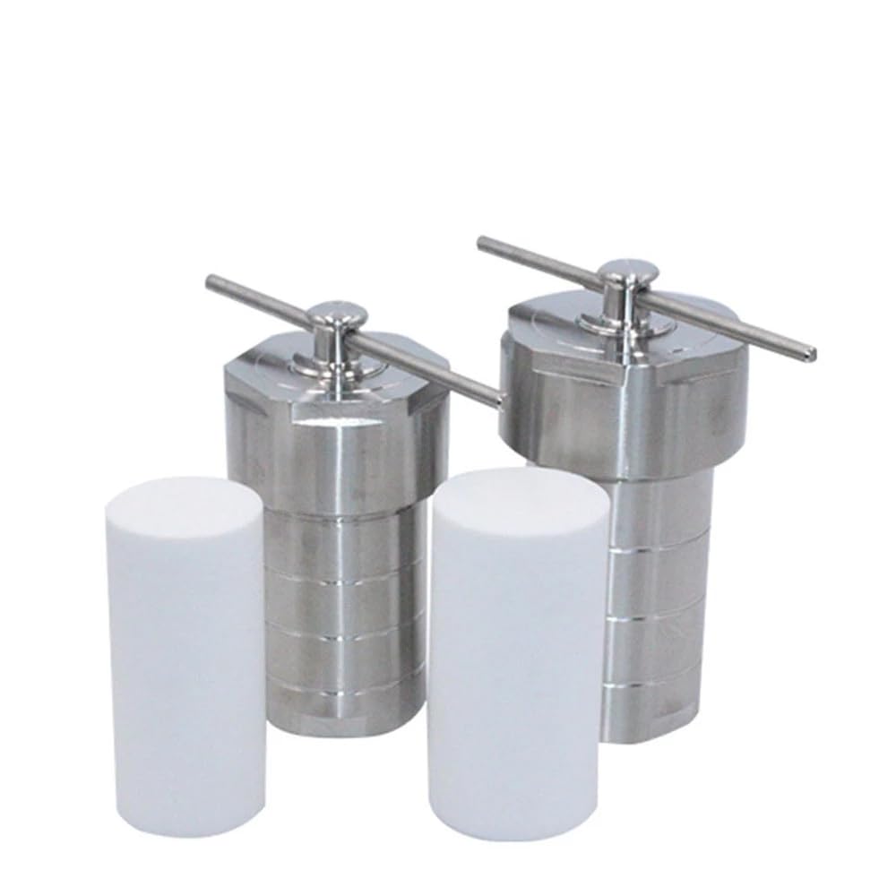 Autoclave, Recipiente de Caldera de Reactor Cámara de PTFE de 25-500 ml for síntesis hidrotermal Recipiente Revestido de Reactor de Autoclave para Laboratorio(Groen)