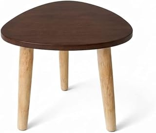 Roldo Compact Triangle End Table, Wooden Side Table with Solid Legs, Modern Coffee Table for Living Room, Bedroom, Balcon... Price In India