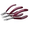 The Beadsmith Causal Comfort Tool Set 3-Piece Kit: Chain Nose, Round Nose and Flush Cutter with Tungsten Carbide Blades Make Bracelets, Necklaces & Earrings Tools for Jewelry Making