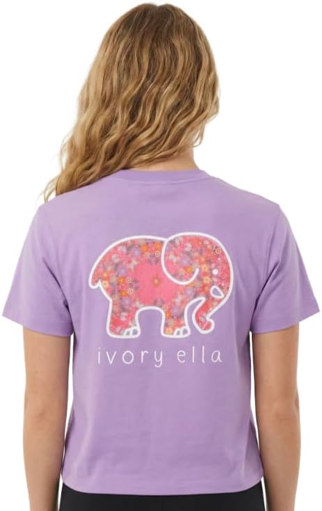 Ivory Ella Womens Shrunken SS Tee - Image 2