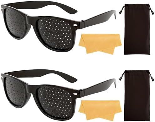 2 Pcs Adjustment Glasses - Help Eye Training - Lightweight & Port...