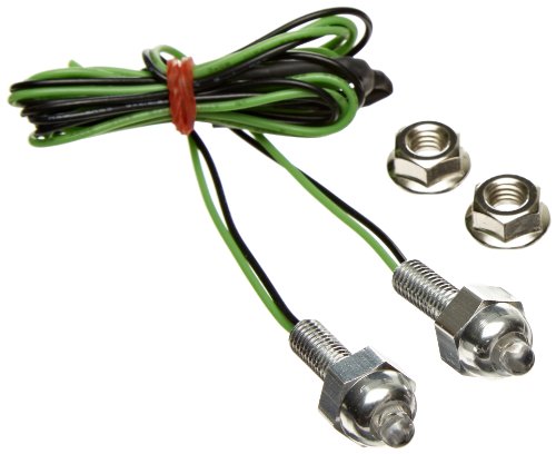Gear Gremlin gg315sg Universal LED Accent luz con carcasa, plata/verde, juego de 2