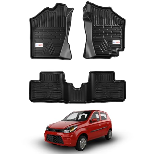 Image of Car Floor Mat for Alto 800 (2012-22) Premium TPE 3D Car Floor Mats | All Weather Waterproof Car Foot Mats | Anti-Slip Full Coverage Dustproof car Mate | Durable Easy to Clean Car Mats
