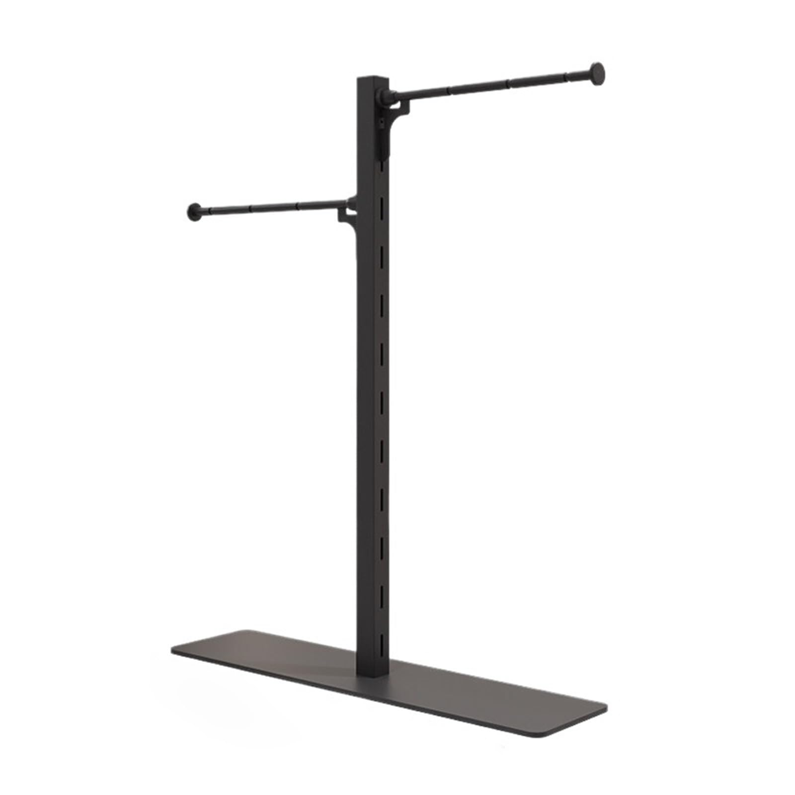 LJHFG63KUYT Clothes Rack Adjustable Shelf Underwear Store Floor Hanger Desktop Display Display Stand(Black)