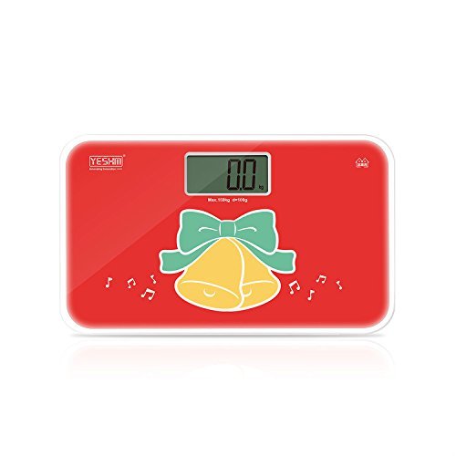 Mini Travel Bathroom Scale with Step-on Technology 330lb YHB1415-WH21