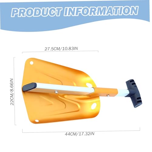 Pelle à neige portable et amovible pour voiture et camping