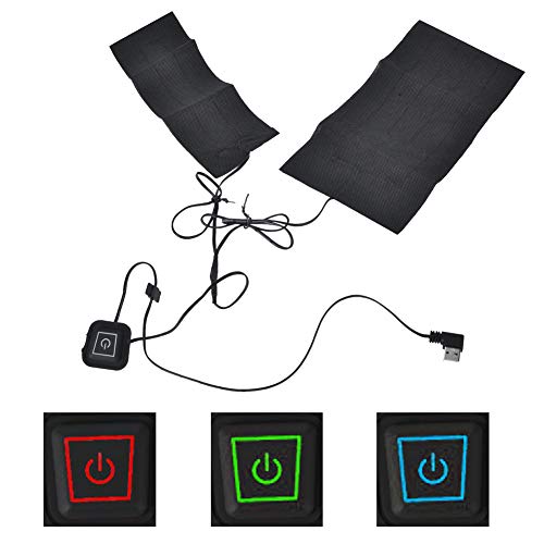 Almofada de Calor Usb Atenção 15 × 13 × 1 5v 2a Usb Jaqueta Aquecida Elétrica Almofada de Aqueciment