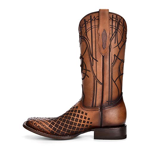 Cuadra Men's Rodeo Boot in Genuine Leather Brown4