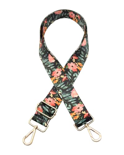 Image of Embroidered Purse Straps Replacement Crossbody Wide Adjustable Bag Straps