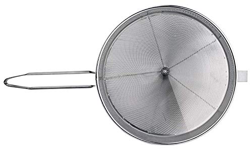 New Star Foodservice 10-Inch China Cap Strainer – 18/8 Stainless Steel Fine Mesh, Hollow Handle, Conical Shape - View #12