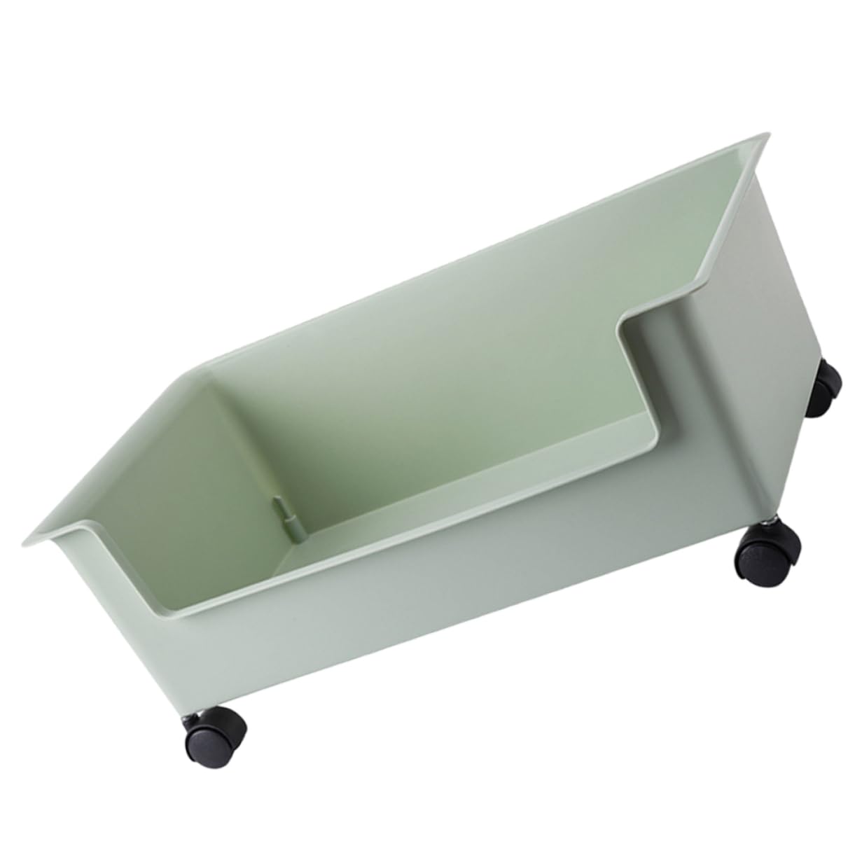 Boîte de rangement avec roulettes bac de stockage avocat sous bureau pour chambre
