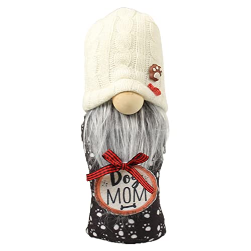 Dog Mom Decorações Gnomos | Brinquedo de cachorro de pelúcia para mãe de cachorro de gnomo sem rosto