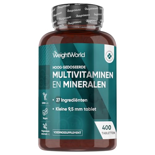 WeightWorld Multivitamine en Mineralen tabletten - 27 essentiële vitamines en mineralen