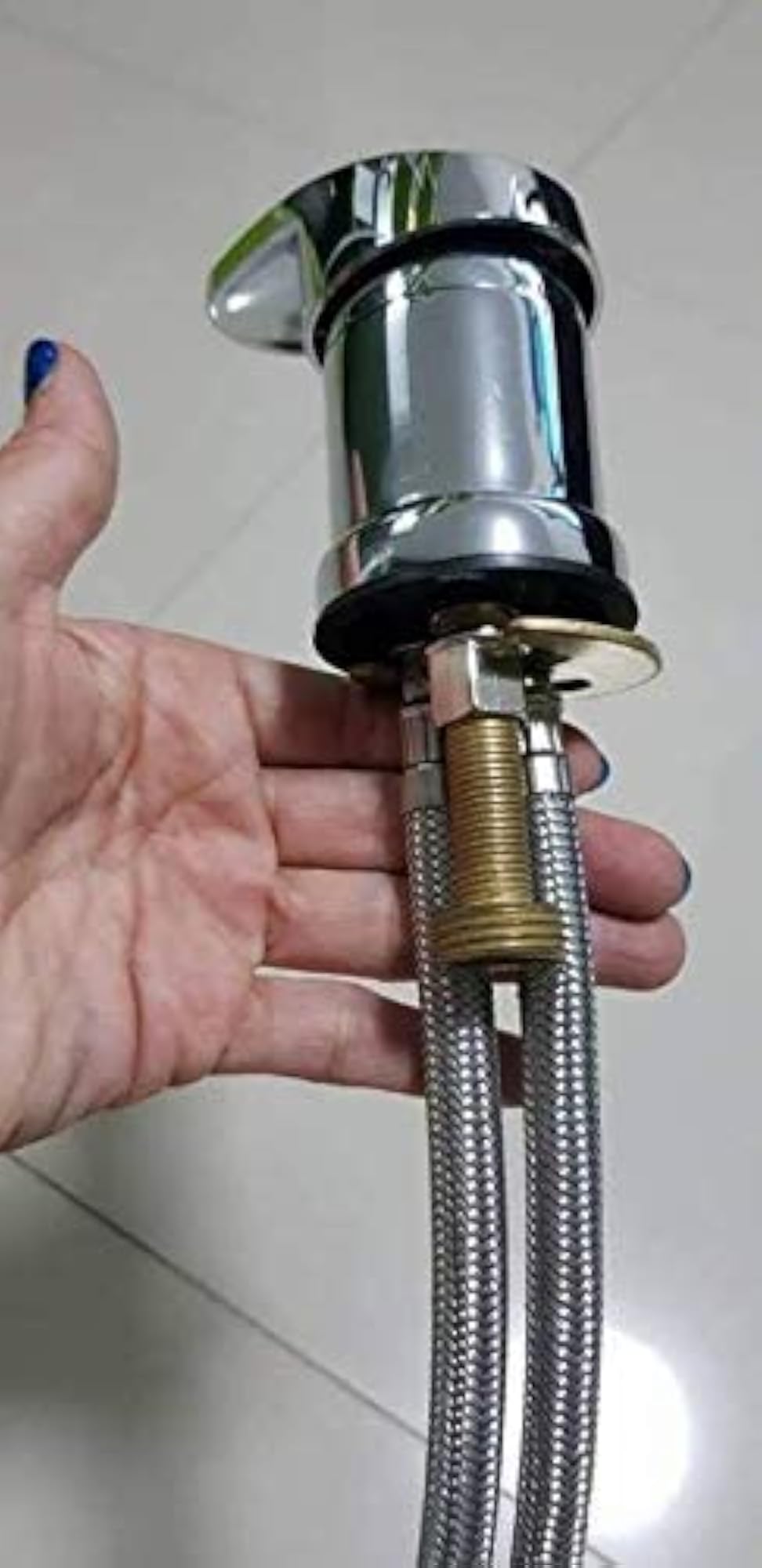 Heavy Stainless Steel Connection Pipe for Basin Mixer