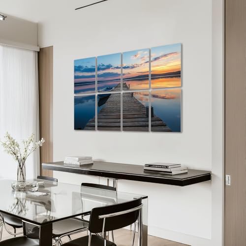 8 Pack Paneles Acústicos Artísticos para Absorción de Sonido, Paneles Decorativos para Pared Autoadhesivos para Estudios de Grabación en Casa 48"x32" miniatura 7
